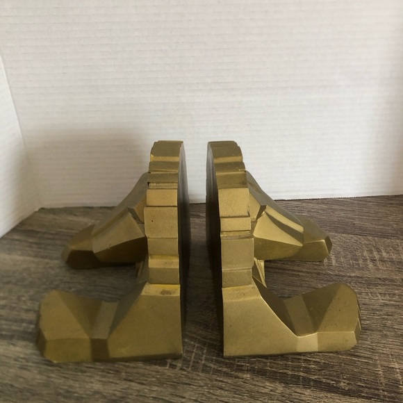 Vtg 1993 MGM Grand Casino Grand Opening Bookends - Picture 7 of 16